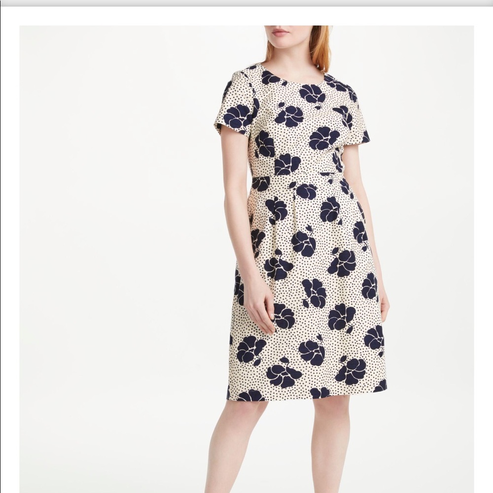 Boden Sierra Textured Fit & Flare Dress ~~ Size 10